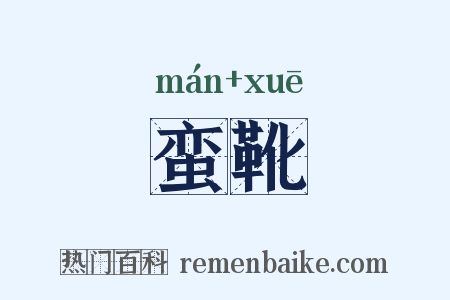 蛮靴是什么意思的图片